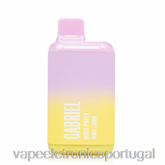 Vape Eletrônico Uwell Gabriel Bf8000 Descartável Pêssego Limão